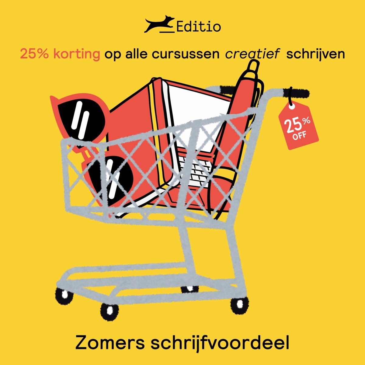 Zomers schrijfvoordeel 2025